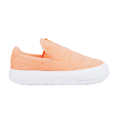 Pre-owned Puma Wmns Suede Mayu Slip-on Mono 'fizzy Melon' In Orange
