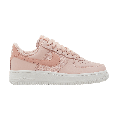 Pre-owned Nike Wmns Air Force 1 '07 Ess 'cross Stitch - Pink Oxford'