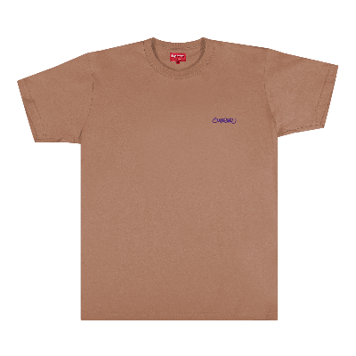Pre-owned Supreme Washed Handstyle Short-sleeve Top 'brown'