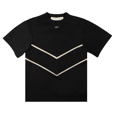 Pre-owned Off-white Intarsia Short Dress 'black'