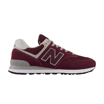 Pre-owned New Balance 574 'core Pack - Burgundy' In Red