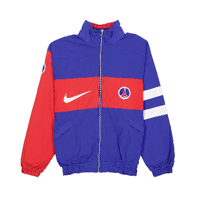 Pre-owned Nike Vintage Paris Saint-germain Logo Patch Track Jacket  'blue/red' | ModeSens