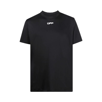 Pre-owned Off-white Logoband Short-sleeve Sport Tee 'black/white'