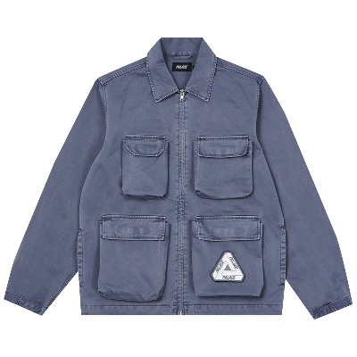 Pre-owned Palace Garment Dyed Jacket 'grey'