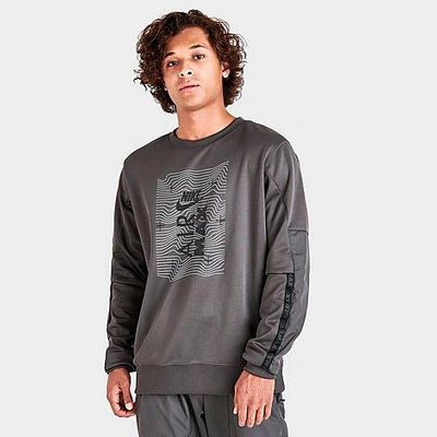 Nike Men's Sportswear Air Max Sweatshirt In Medium Ash/black/black |  ModeSens