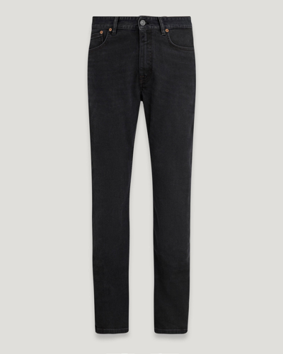 Shop Belstaff Longton Slim Jeans In Washed Black