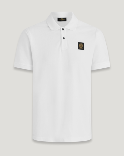 Belstaff Short Sleeve Polo T-shirt In White