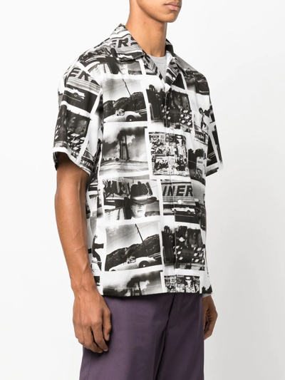 Neighborhood X Osamu Nagahama Photograph-print Shirt In Grey