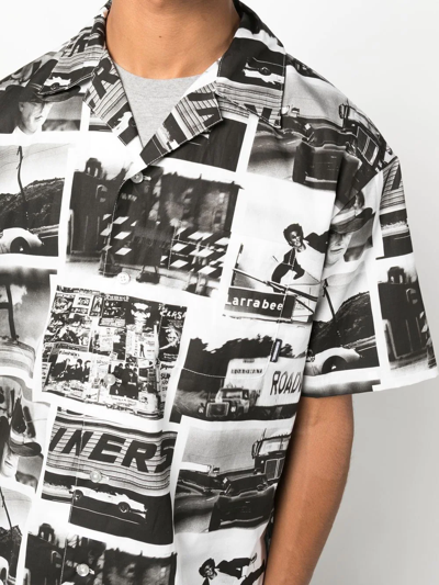 Neighborhood X Osamu Nagahama Photograph-print Shirt In Grey
