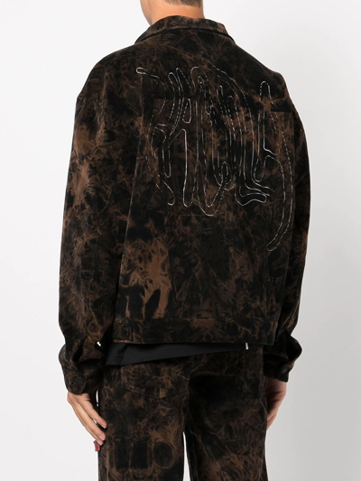Haculla Pin-detail Tie-dye Jacket In Multicolour