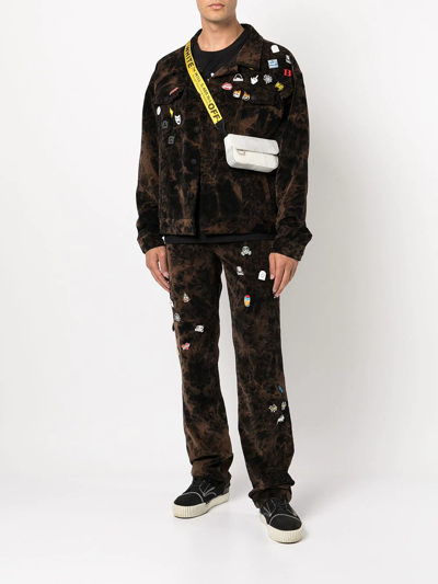 Haculla Pin-detailed Loose-fit Trousers In Multicolour