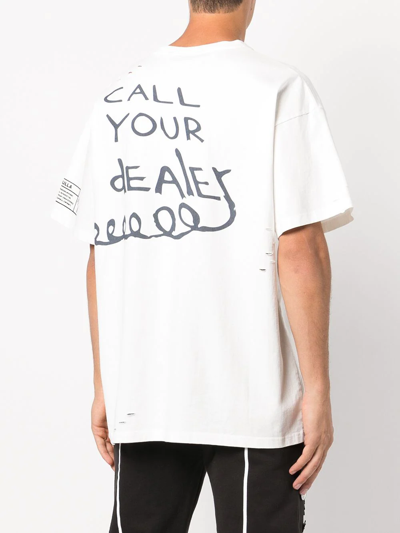 Shop Haculla Graphic-print Cotton T-shirt In White