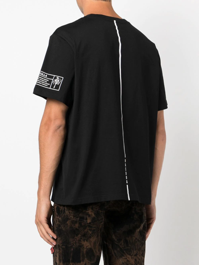 Shop Haculla Chenille Logo Patch T-shirt In Black