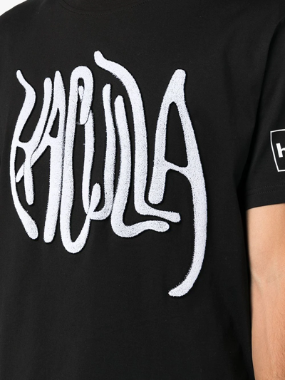 Haculla Chenille Logo Patch T-shirt In Black