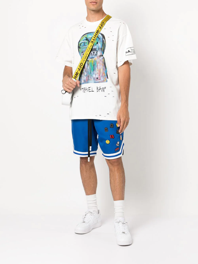 Haculla Graphic-print Distressed-effect T-shirt In White