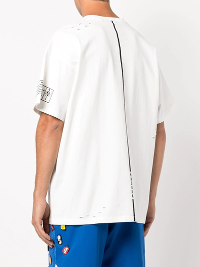 Haculla Graphic-print Distressed-effect T-shirt In White