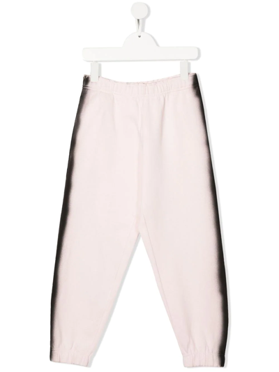 Shop Marni Contrasting-trim Detail Track Pants In Pink