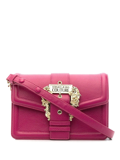 Versace Jeans Couture Pink Baroque Buckle Bag