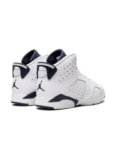 Shop Jordan Air  6 Retro "midnight Navy 2022" Sneakers In White
