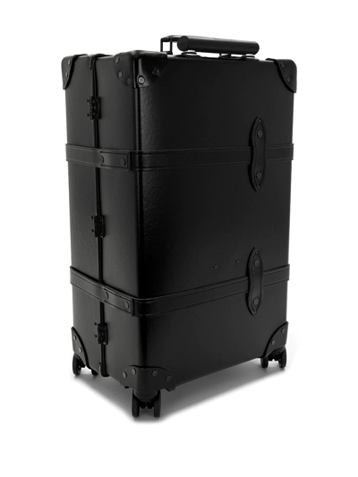 Shop Globe-trotter Centenary Medium Check-in Suitcase In Black