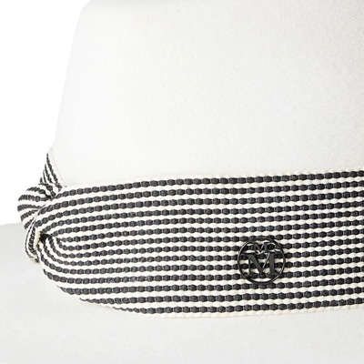 Shop Maison Michel Kyra Felt Fedora Hat In White