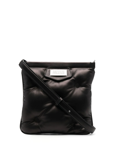 Shop Maison Margiela Glam Slam Quilted Crossbody Bag In Black
