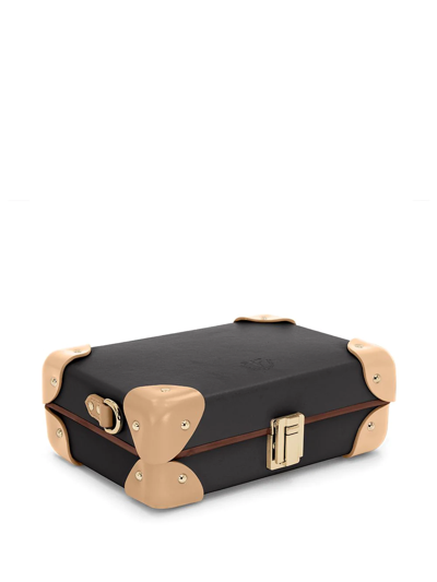 Shop Globe-trotter Safari Shoulder Bag In Black