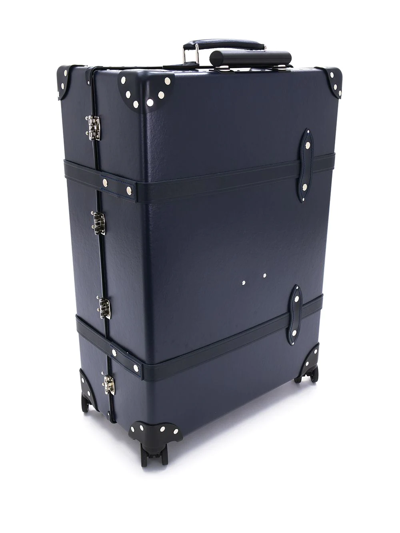 Shop Globe-trotter Centenary Check-in Suitcase In Blue