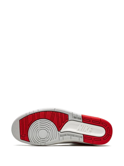 Shop Jordan X Nina Chanel Abney Air  2 Retro Se "gym Red" Sneakers In White