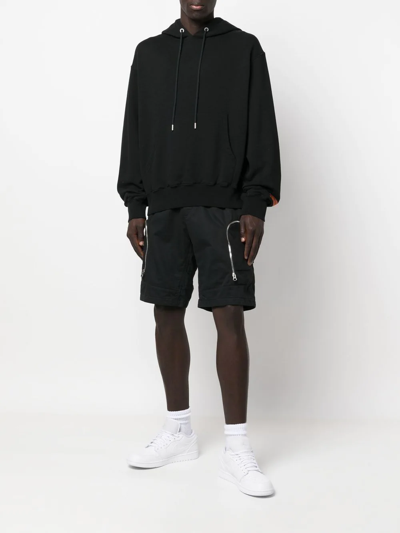 Shop Heron Preston Ex-ray Logo-patch Hoodie In Black