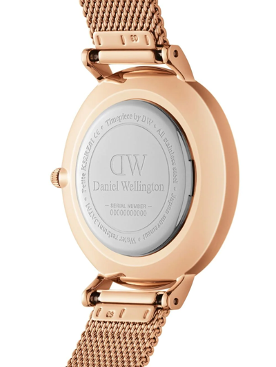 Shop Daniel Wellington Petite Amber 28mm Watch In Brown