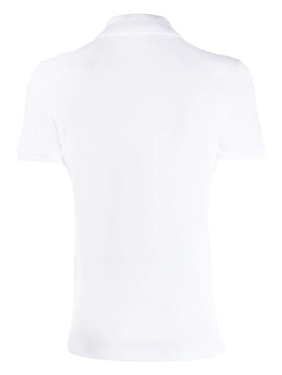 Shop Lacoste Short Sleeve Polo Shirt In White