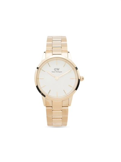 Shop Daniel Wellington Iconic Link 32mm In White