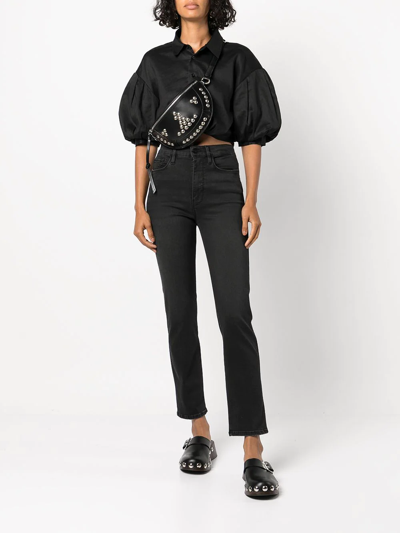 Shop Frame Kerry Skinny Jeans In Black