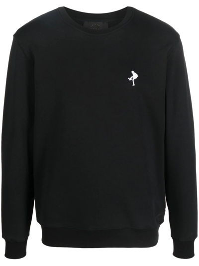 Shop Limitato Photograph-print Long-sleeved Sweatshirt In Black