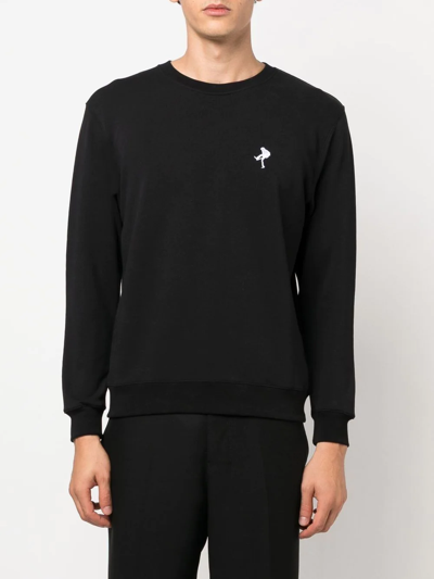 Shop Limitato Photograph-print Long-sleeved Sweatshirt In Black