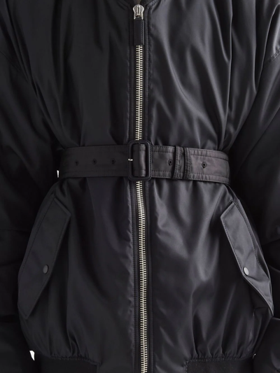 Shop Prada Zip-fastening Bomber Jacket In Black