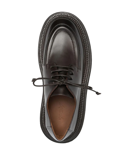 Shop Marsèll Chunky-sole Lace Up Shoes In Brown
