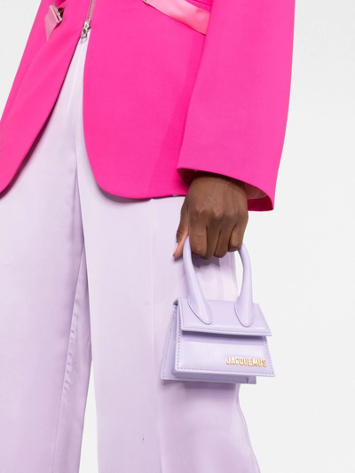 Jacquemus Le Chiquito Mini Bag In Purple