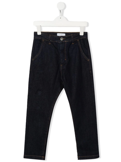 Shop Paolo Pecora Stretch-fit Jeans In Blue