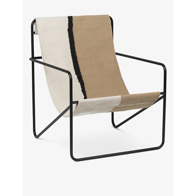 Ferm Living Desert Steel And Recycled-plastic Lounge Chair 77.5cm