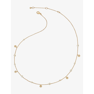 Shop Astley Clarke Womens Yellow Gold Vermeil Polaris North Star 18ct Yellow Gold-plated Vermeil Sterling
