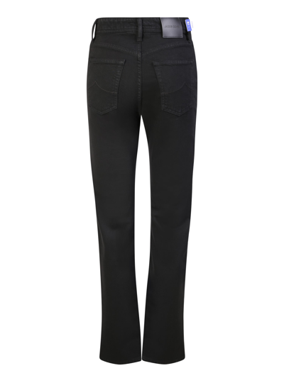 Shop Jacob Cohen Olivia Slim Jeans In Black