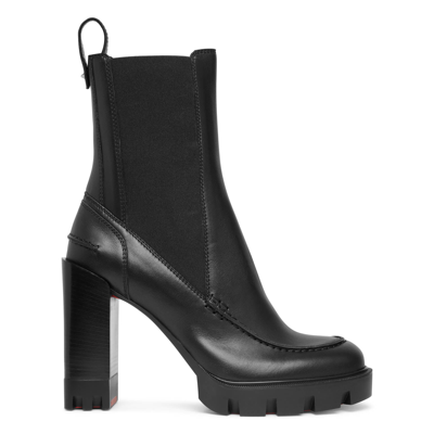 Glory 100 leather platform ankle boots