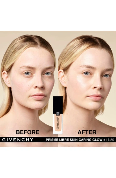Shop Givenchy Prisme Libre Skin-caring Glow Foundation In 1-n80 Ultra Fair/neutral Tones