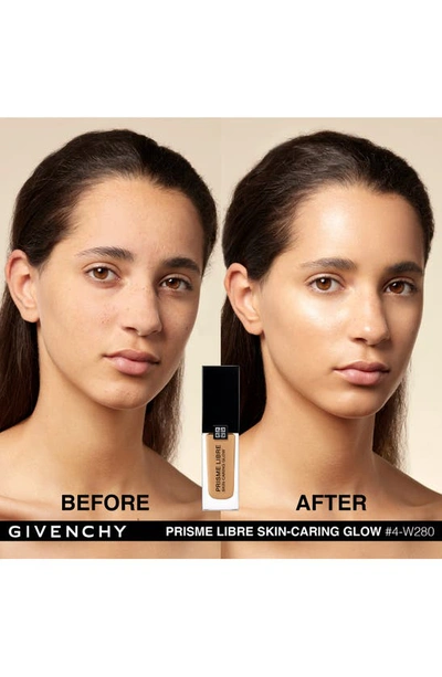 Shop Givenchy Prisme Libre Skin-caring Glow Foundation In 4-w280 Medium/warm Tones
