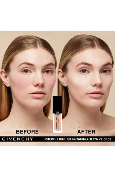 Shop Givenchy Prisme Libre Skin-caring Glow Foundation In 1-c105 Fair/cool Tones