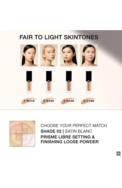 Shop Givenchy Prisme Libre Skin-caring Glow Foundation In 2-n120 Light/neutral Tones