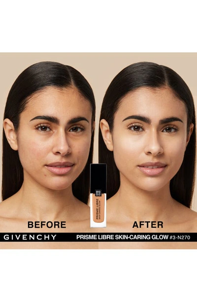 Shop Givenchy Prisme Libre Skin-caring Glow Foundation In 3-n270 Lght-med/int Neut Tones