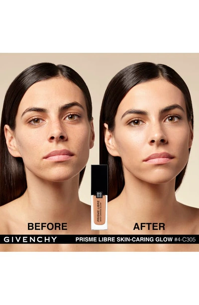 Shop Givenchy Prisme Libre Skin-caring Glow Foundation In 4-c305 Medium/rosy Cool Tones